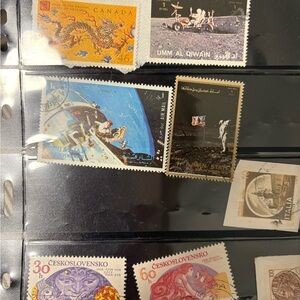 Vintage Postage Stamp Collection